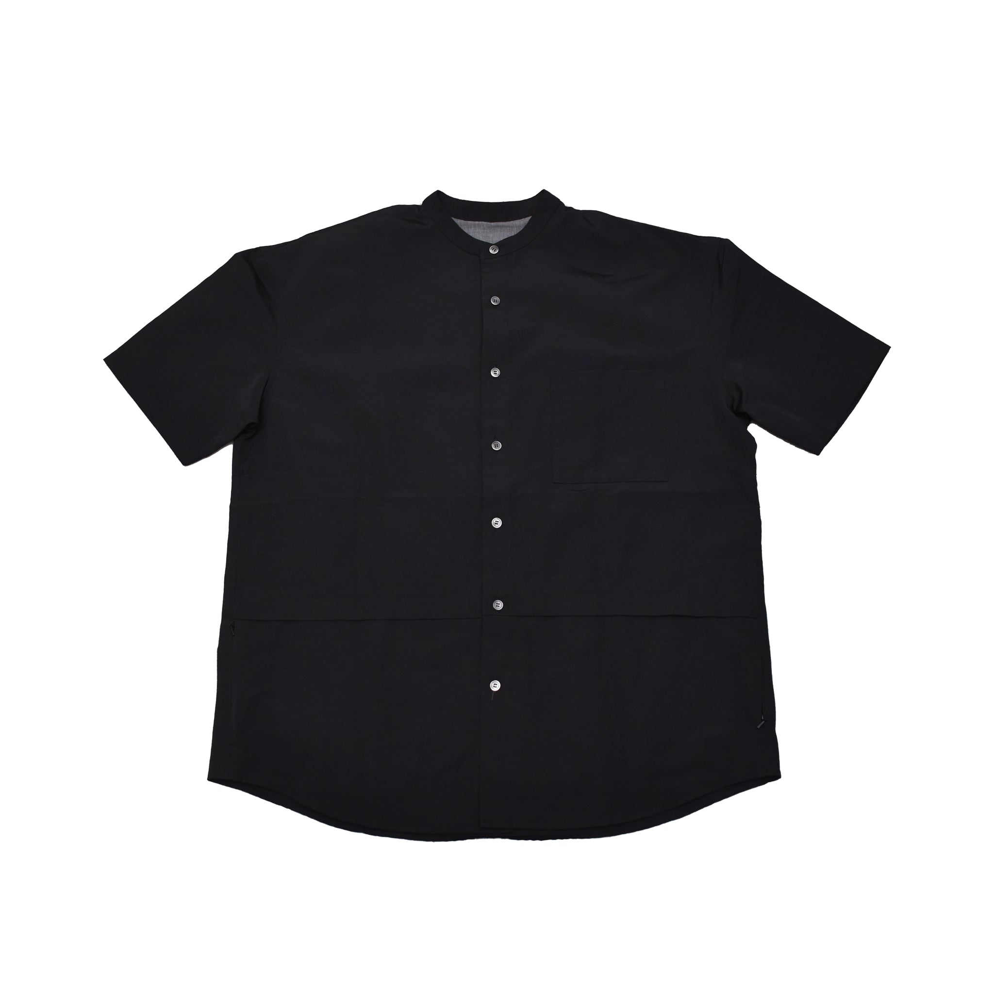 INOU（HS）｜Banded Collar Half Sleeve Shirt